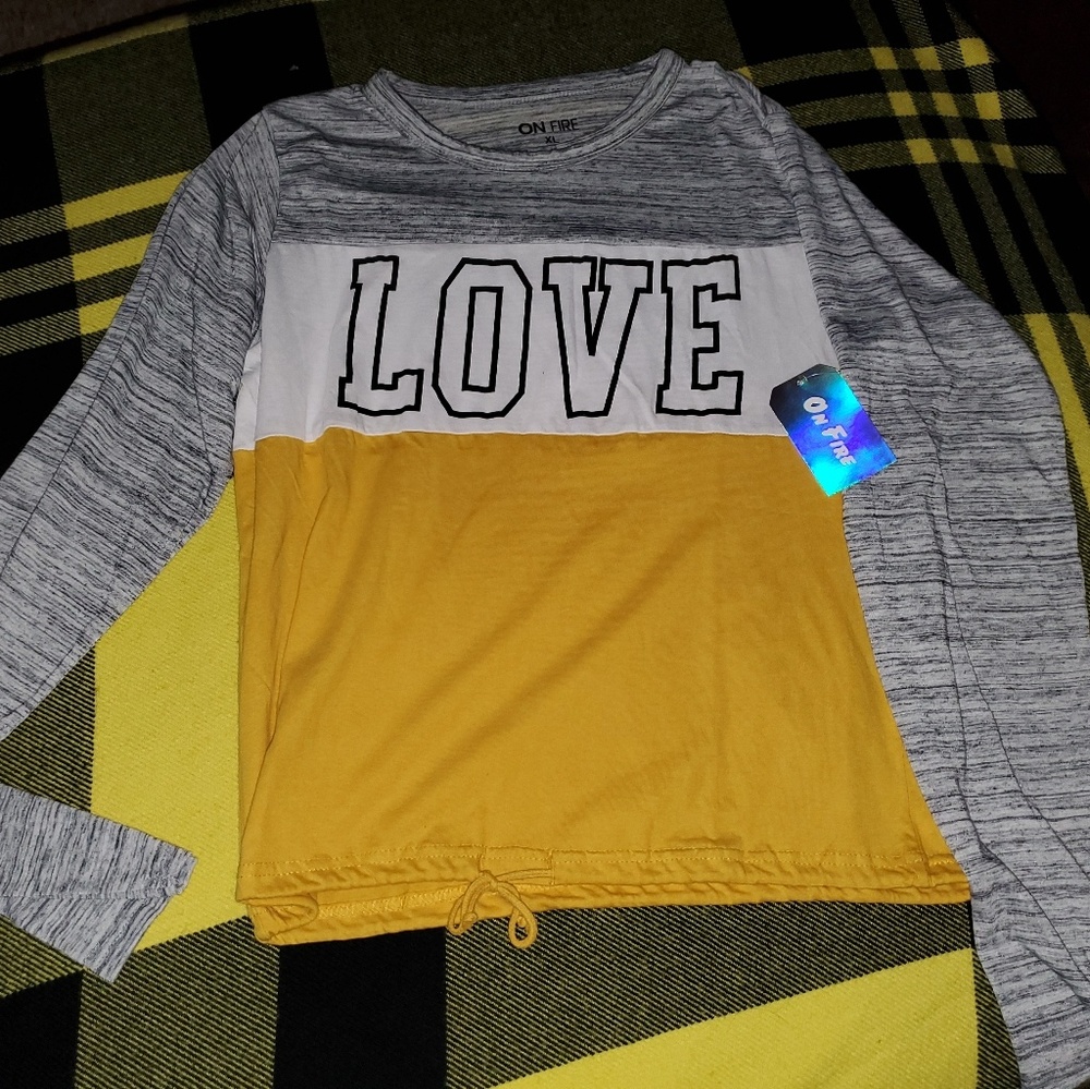 On Fire "Love" Top